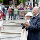 25 May: The King and Queen attend the opening of the 59th Bergen International Festival (Photo: Paul S. Amundsen / Scanpix) 